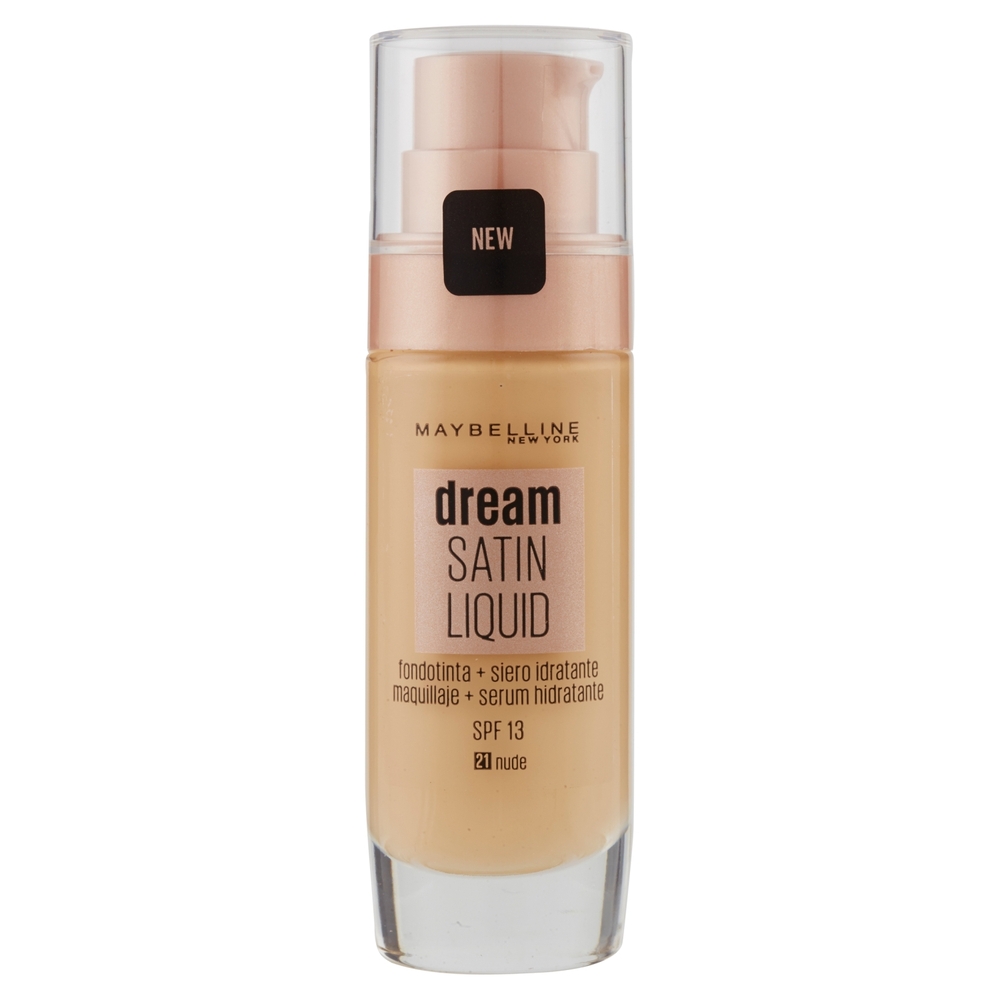 Maybelline New York Fondotinta Dream Satin Liquido 21 Nude